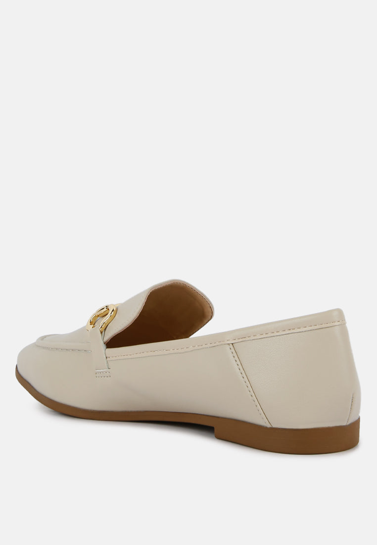 Maurice Semi Casual Faux Leather Loafers - Glamourous Grace