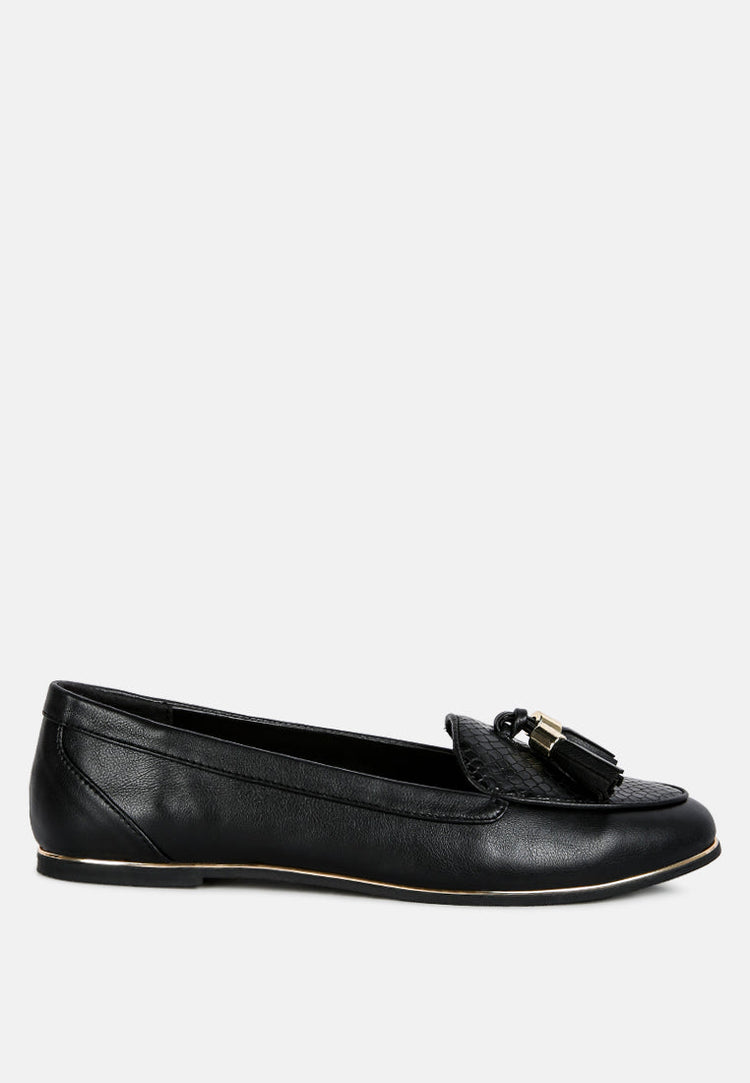 Cabbose Casual Bow Loafers - Glamourous Grace
