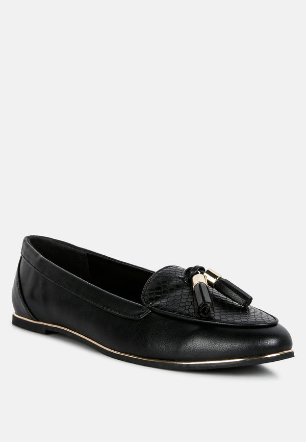 Cabbose Casual Bow Loafers - Glamourous Grace