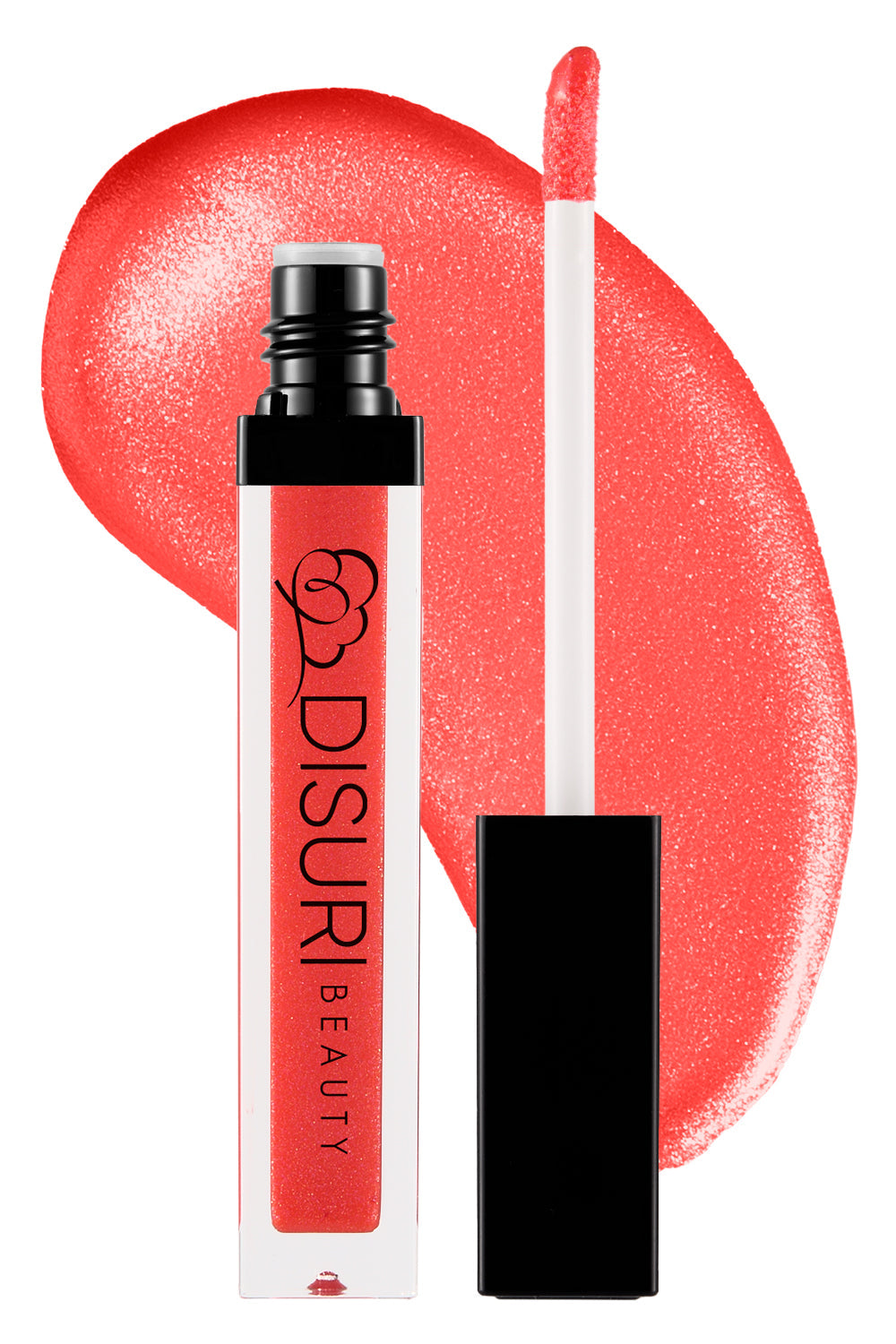 DISURI Beauty Shimmer Blast Lip Gloss - Sunset Glow