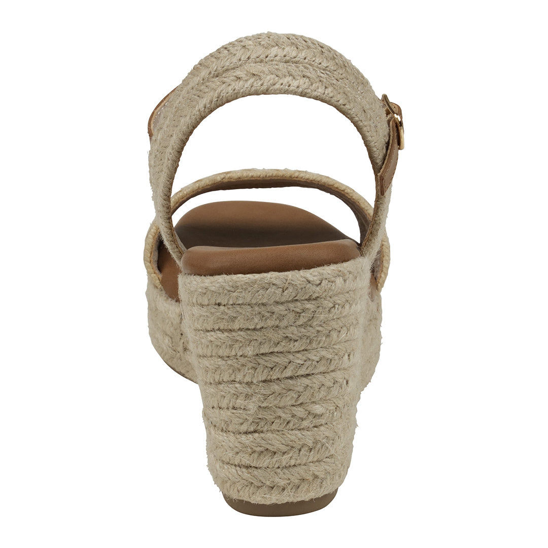 Solene Natural Slingback Espadrille Wedge Sandals - Glamourous Grace