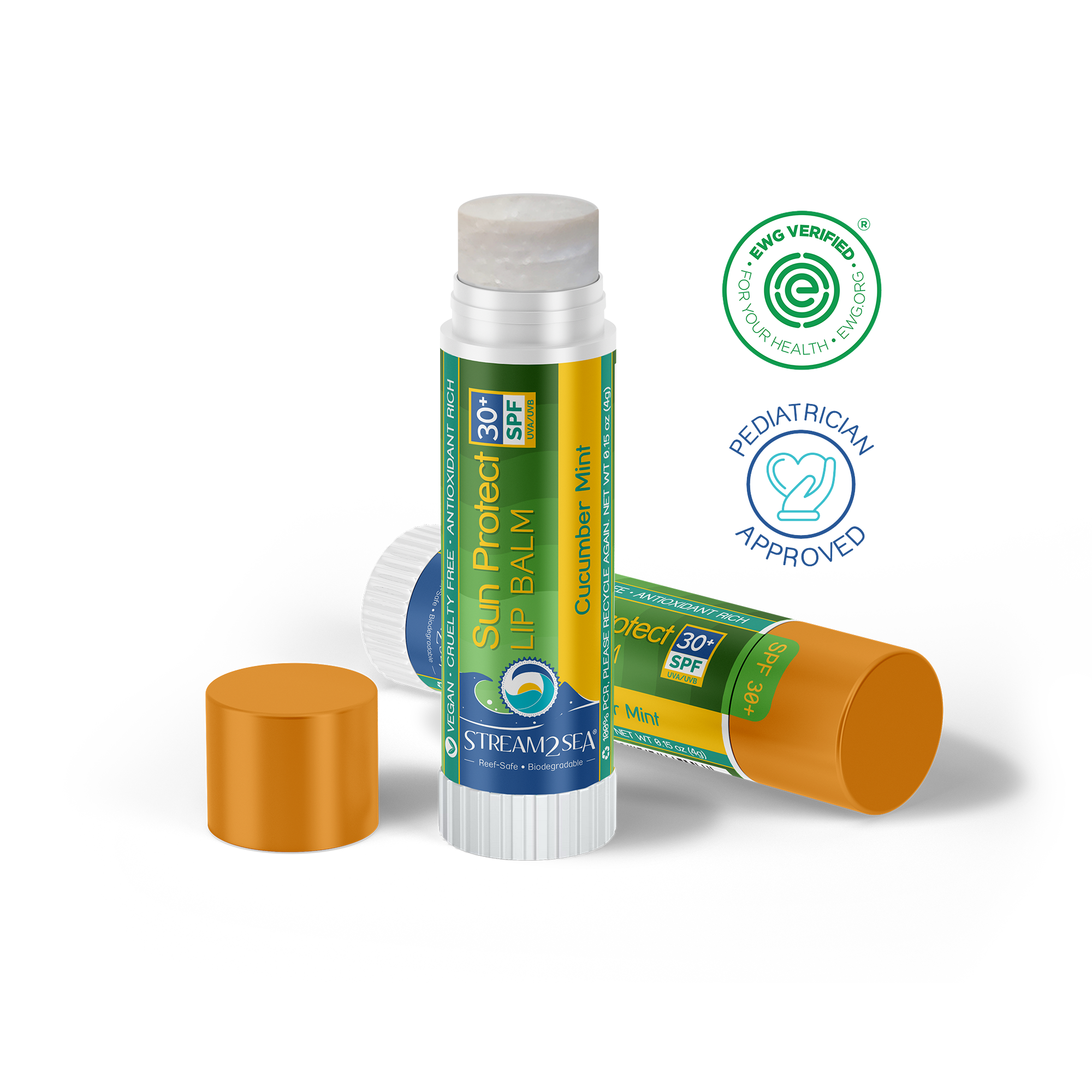 Cucumber Mint Sun Protect Lip Balm