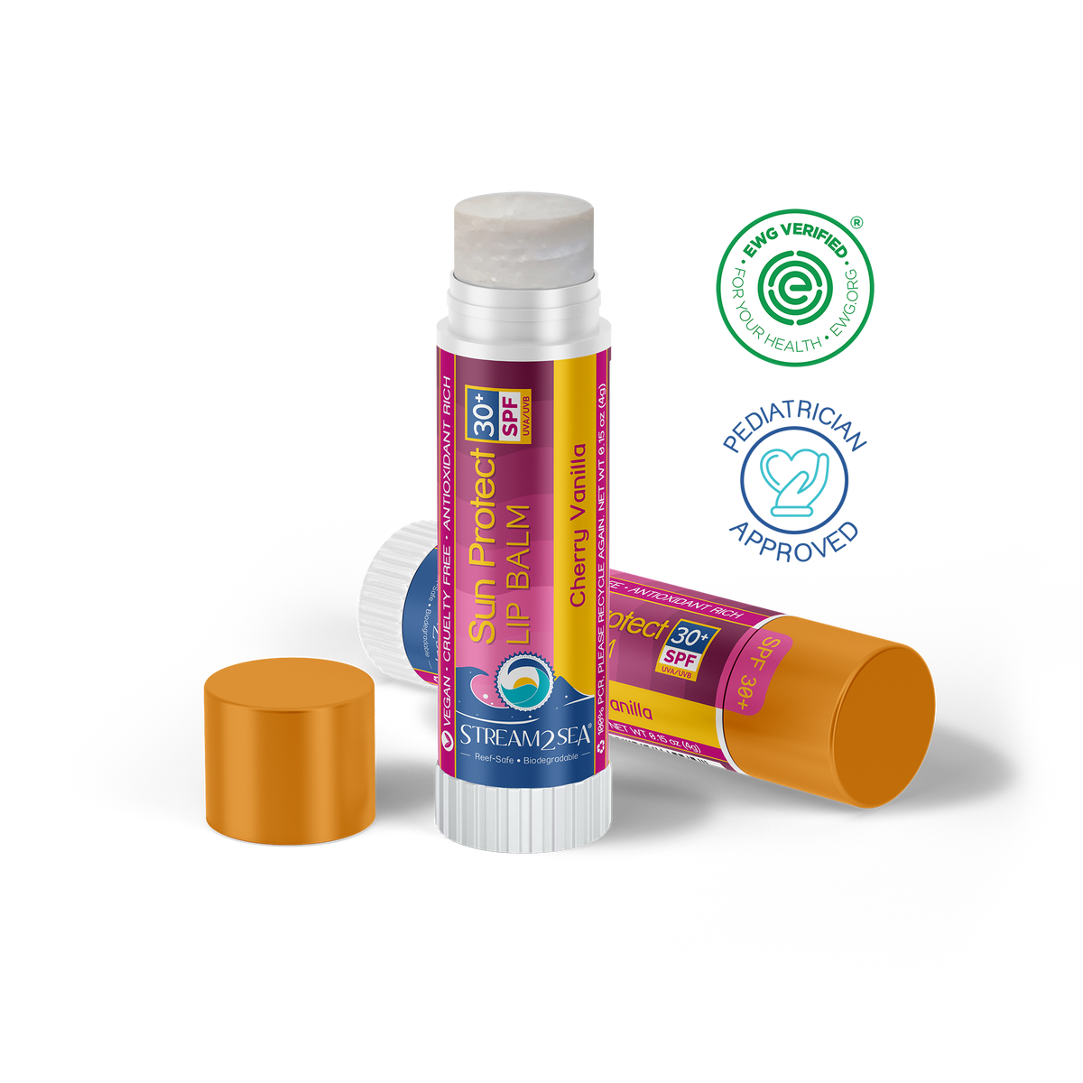 Cherry Vanilla Sun Protect Lip Balm - Glamourous Grace