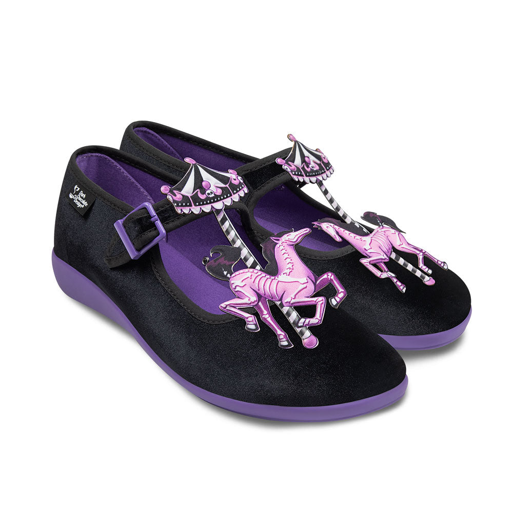 Spectral Ride Women's Mary Jane Flats - Glamourous Grace