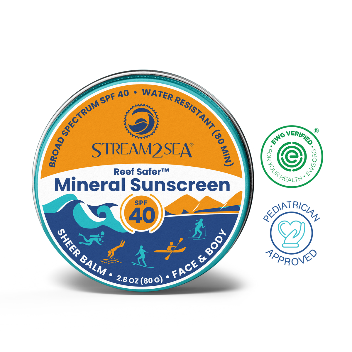 SPF 40 Reef Safer™ Mineral Sunscreen - Glamourous Grace