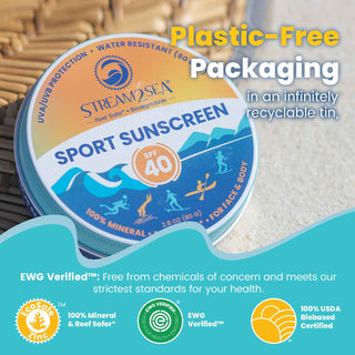 SPF 40 Reef Safer™ Mineral Sunscreen