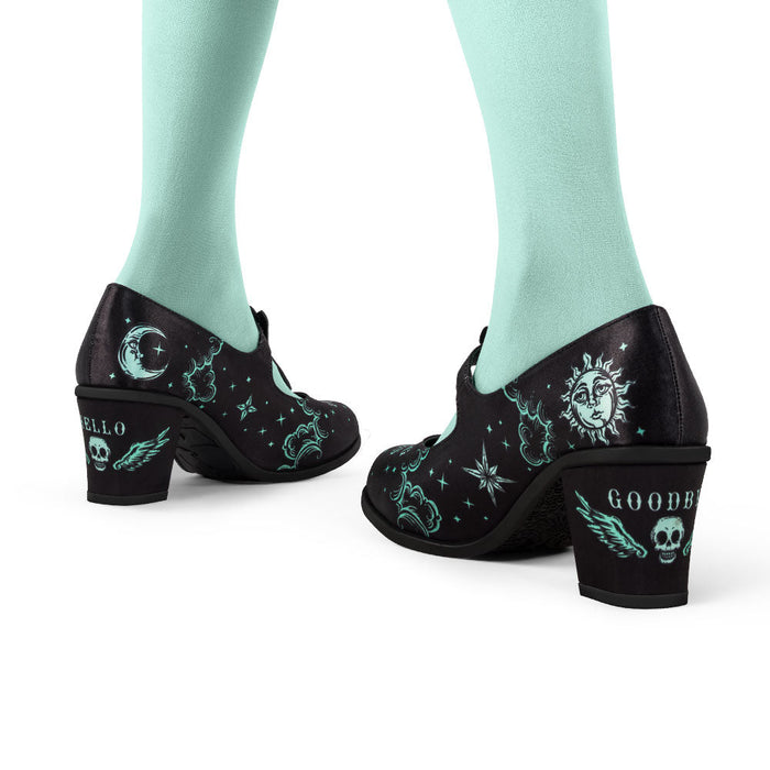 Spirit Board Women's Mary Jane Mid Heels
