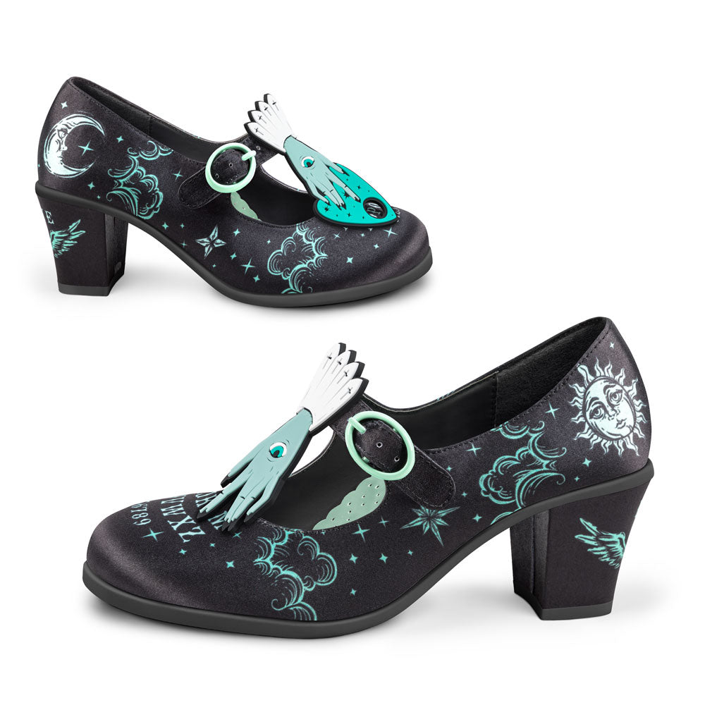 Spirit Board Women's Mary Jane Mid Heels - Glamourous Grace