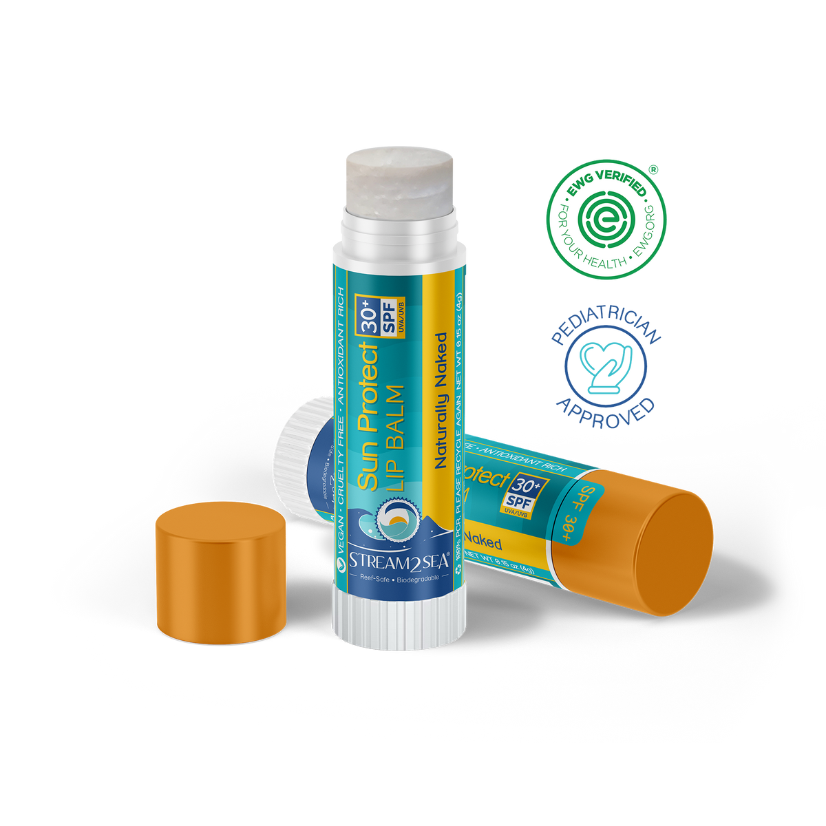 Naturally Naked Sun Protect Lip Balm - Glamourous Grace