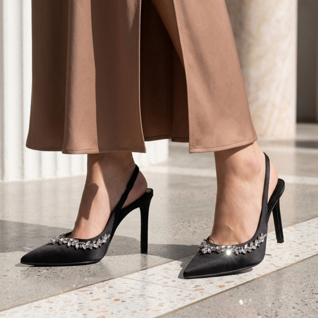 Cressida - Crystal Heel - Glamourous Grace