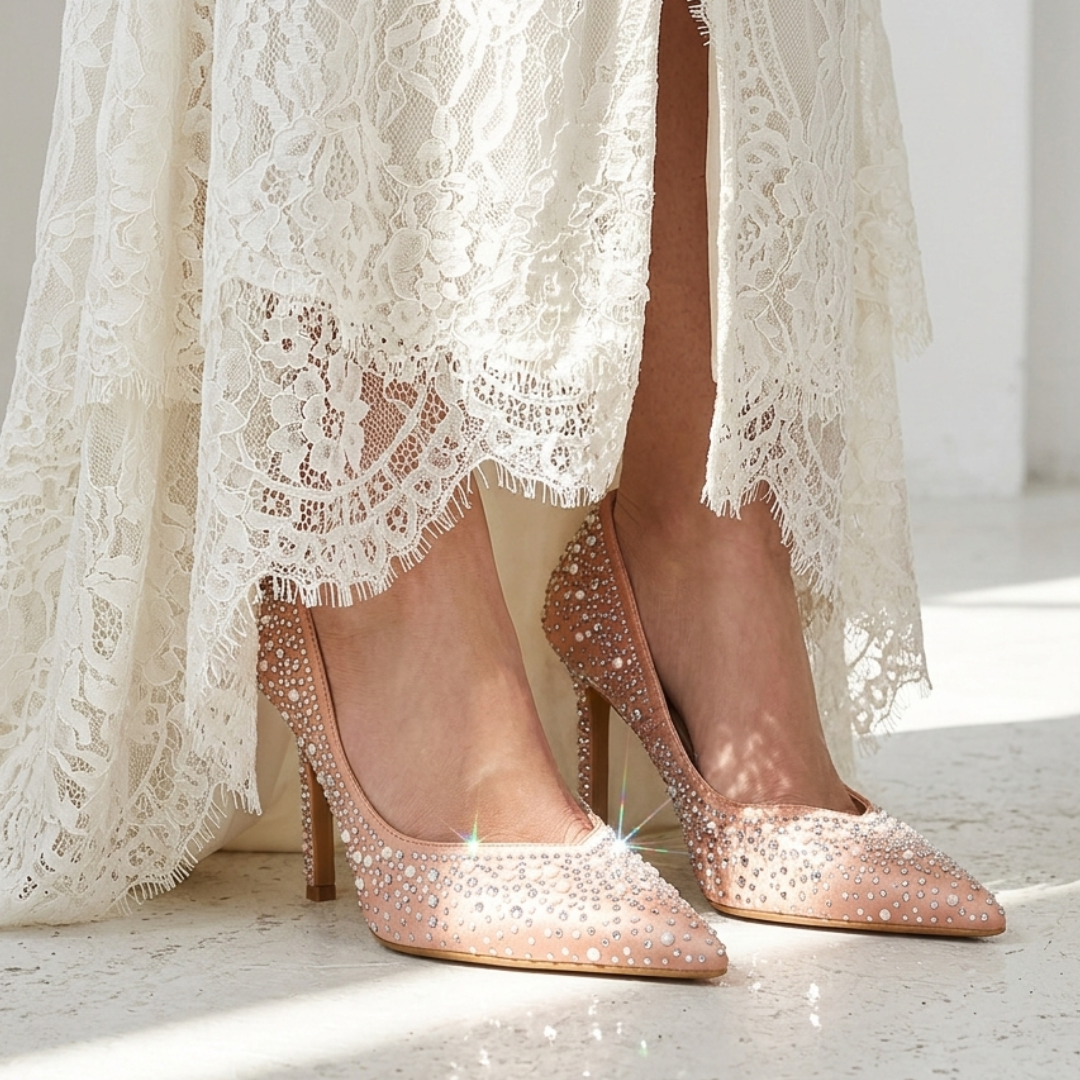 Juliet - Crystal Pumps - Glamourous Grace
