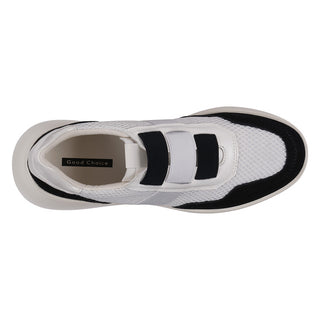 Women's Stefani Black Wedge Sneakers