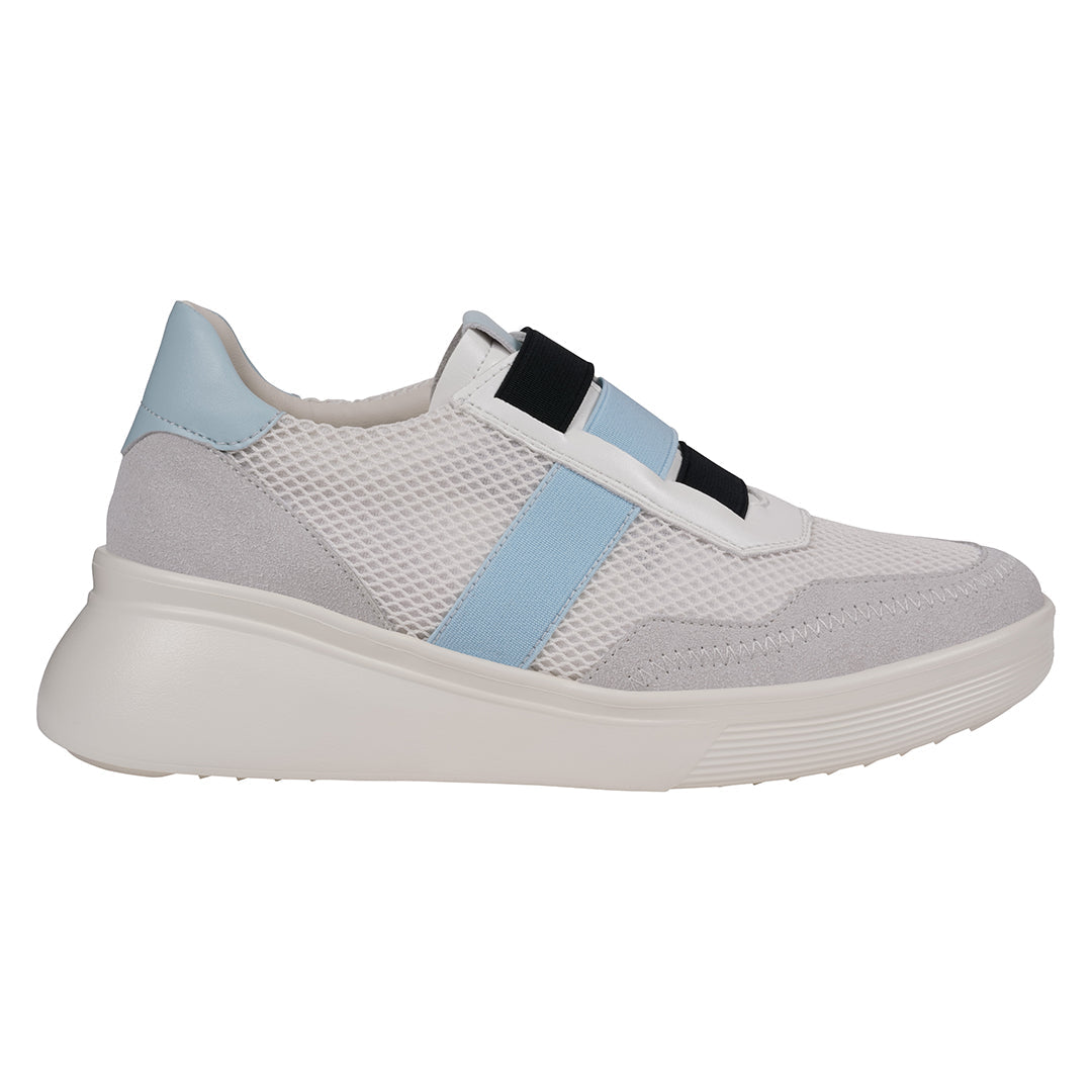 Women's Stefani White Wedge Sneakers - Glamourous Grace