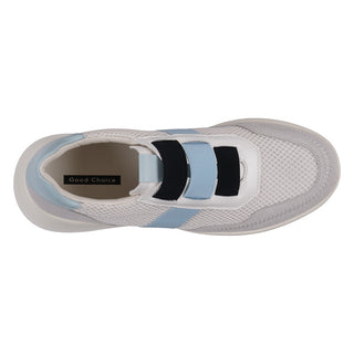 Women's Stefani White Wedge Sneakers