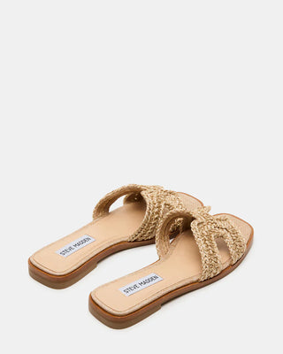 Haydn Crochet Raffia Sandals
