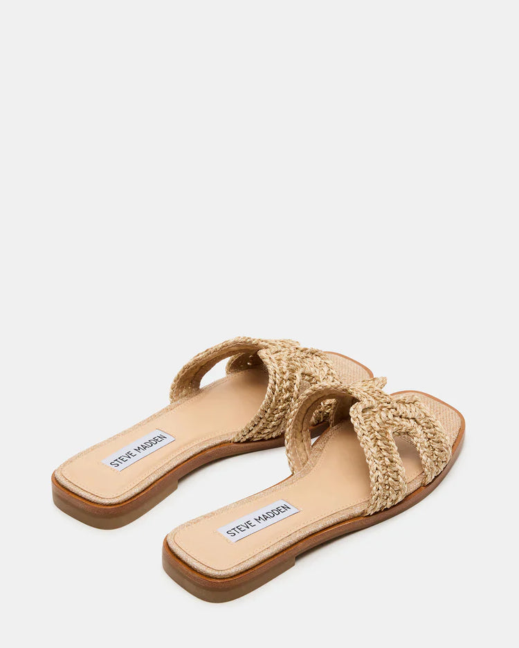 Haydn Crochet Raffia Sandals