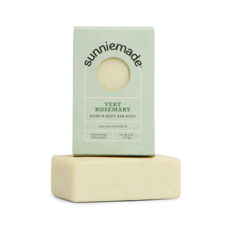 Very Rosemary Moisturizing Hand & Body Bar Soap