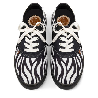 Saddle Zebra Women's Casual Sneakers