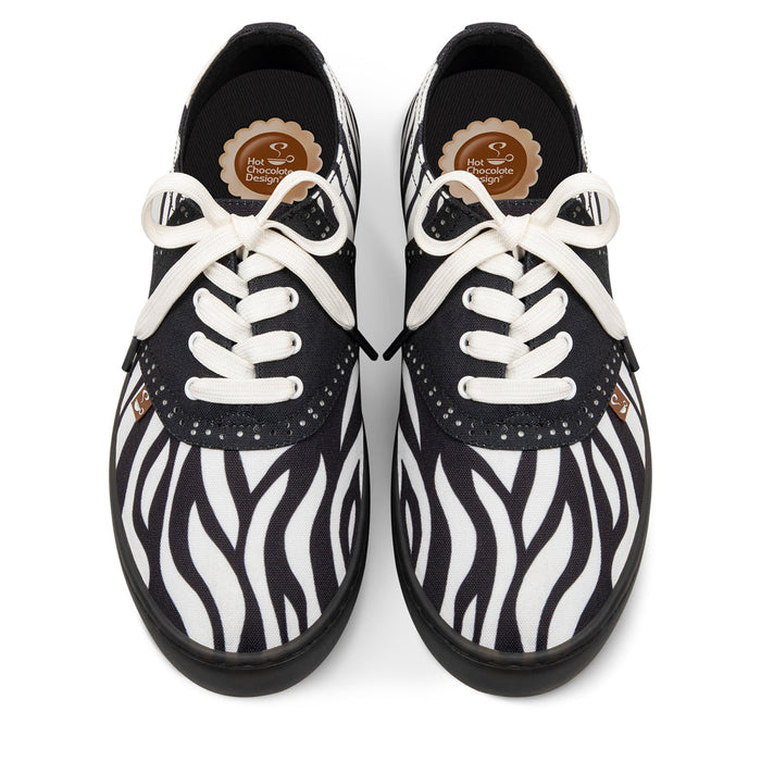 Saddle Zebra Women's Casual Sneakers