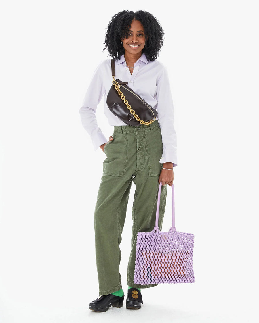 Clare V shortie strap, oversize metal - Glamourous Grace