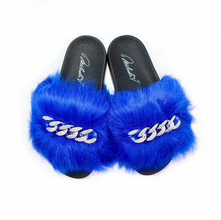 Michaela V Pupa Slippers — Blue