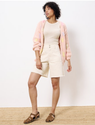 Lobelia Cardigan | Rose Pale