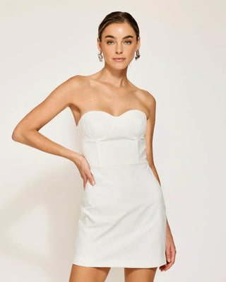Fable Mini Dress | White - Glamourous Grace