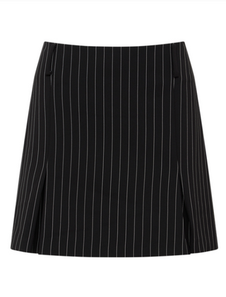 Maeve Pinstripe Mini Skirt - Glamourous Grace