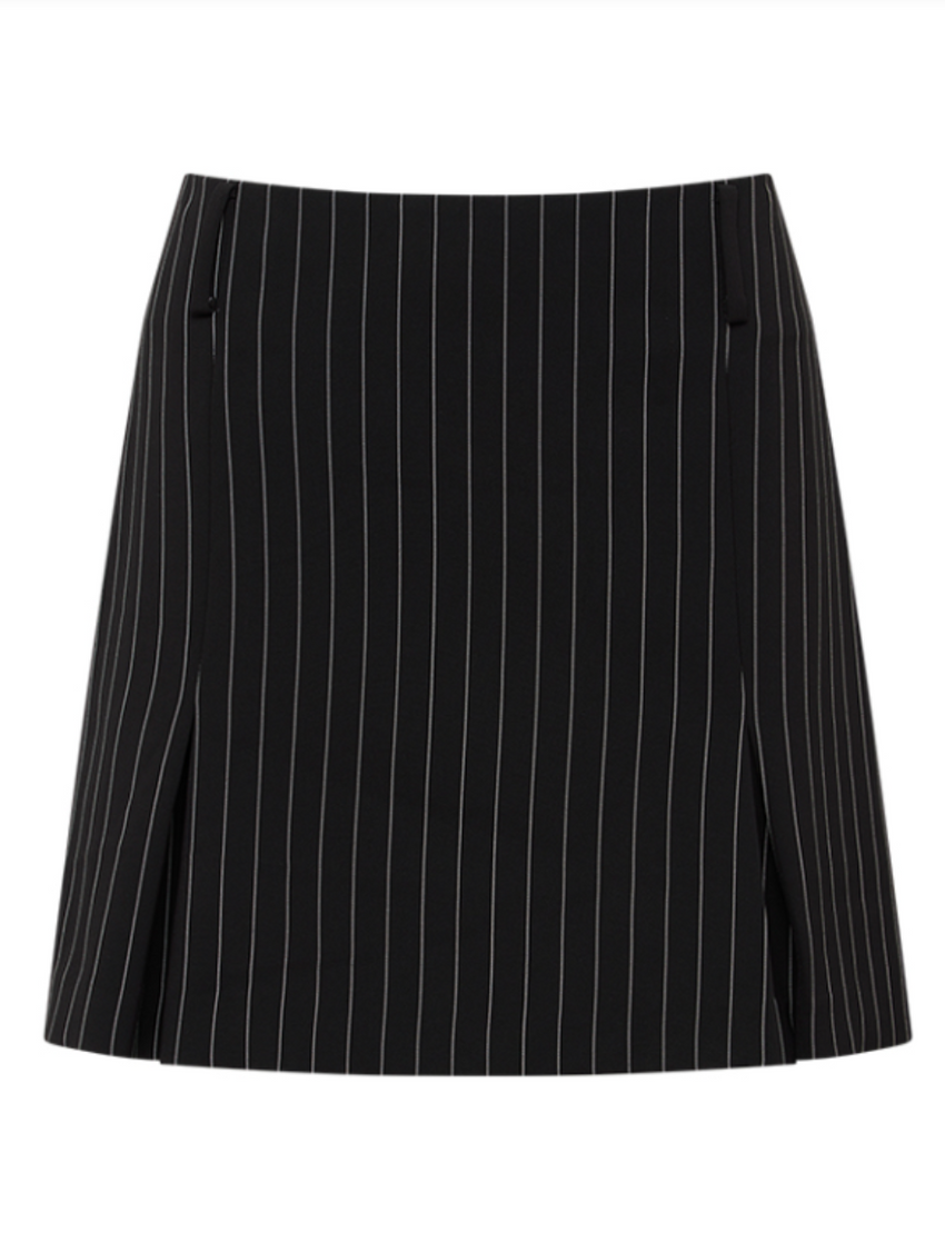 Maeve Pinstripe Mini Skirt - Glamourous Grace