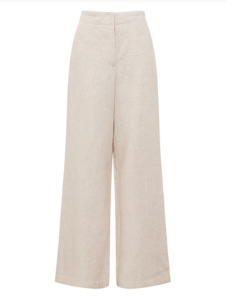 Dalia Linen Pant | Beige - Glamourous Grace