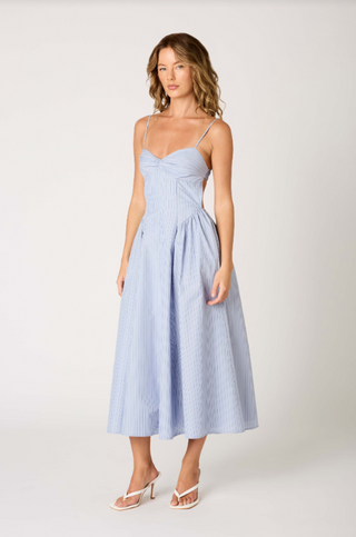 Destane Dress | Slate Blue