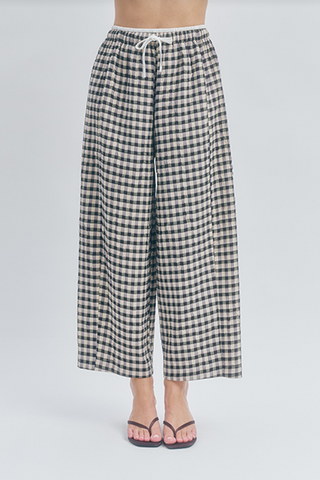 Ari Black Sand Gingham Pant