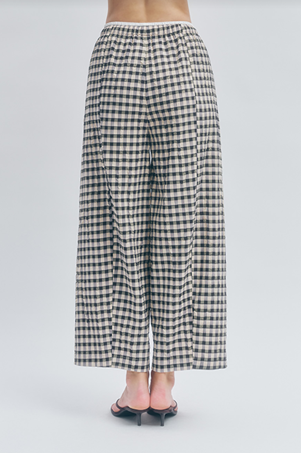 Ari Black Sand Gingham Pant