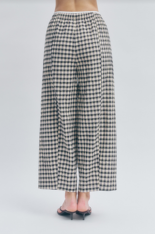 Ari Black Sand Gingham Pant