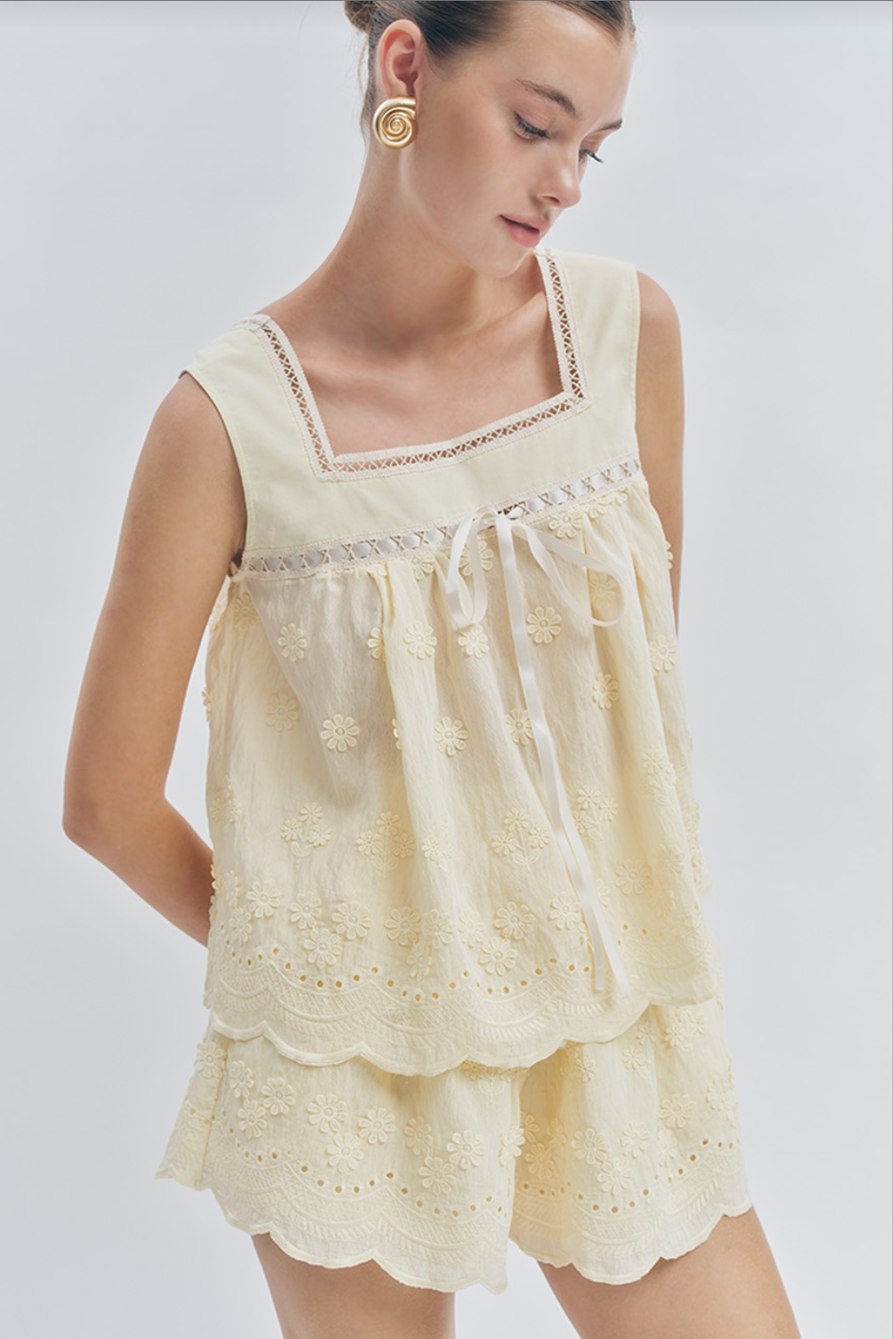 Odette Butter Yellow Top - Glamourous Grace
