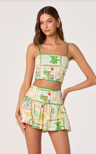 Heidi Green Yellow Farm Shorts