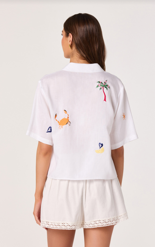 Vesa White Tropical Multi Top