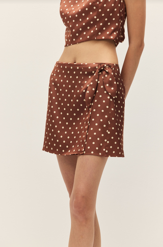 Beatrix Polka Dot Mini Skirt