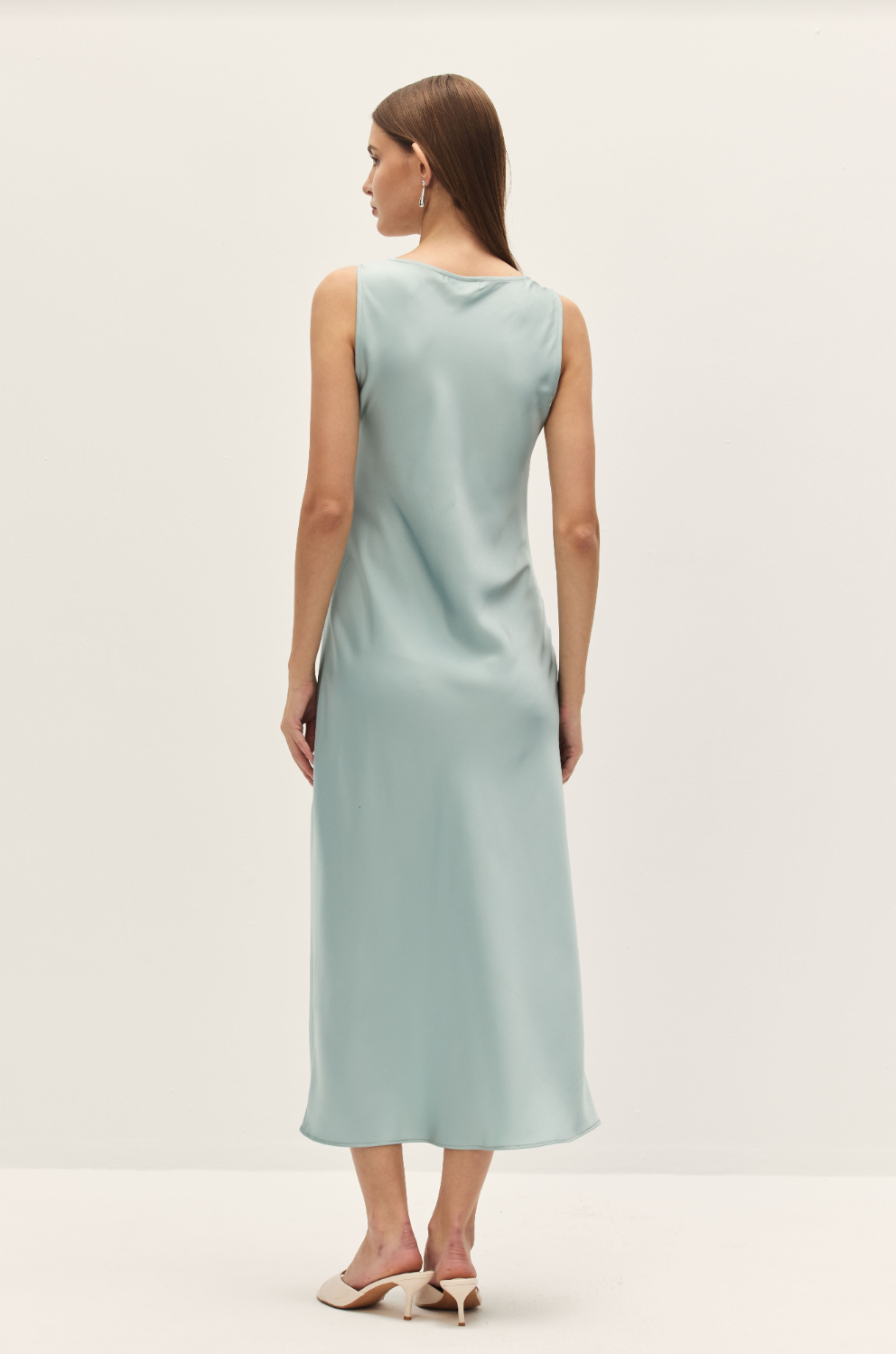 Odette Blue Lace Midi Dress