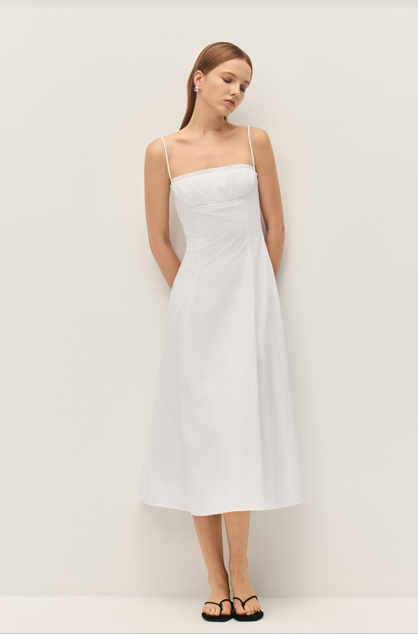 Sienna Midi Dress Cannoli Cream - Glamourous Grace