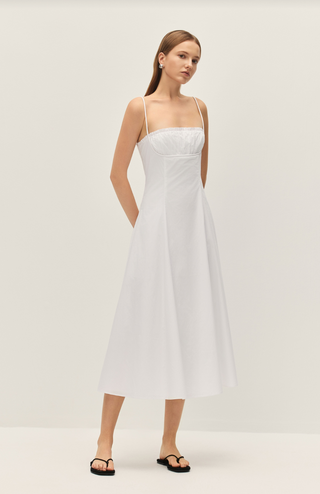 Sienna Midi Dress Cannoli Cream