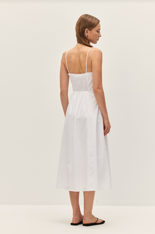 Sienna Midi Dress Cannoli Cream