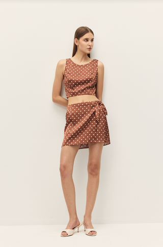 Beatrix Polka Dot Top