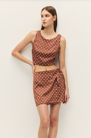 Beatrix Polka Dot Mini Skirt