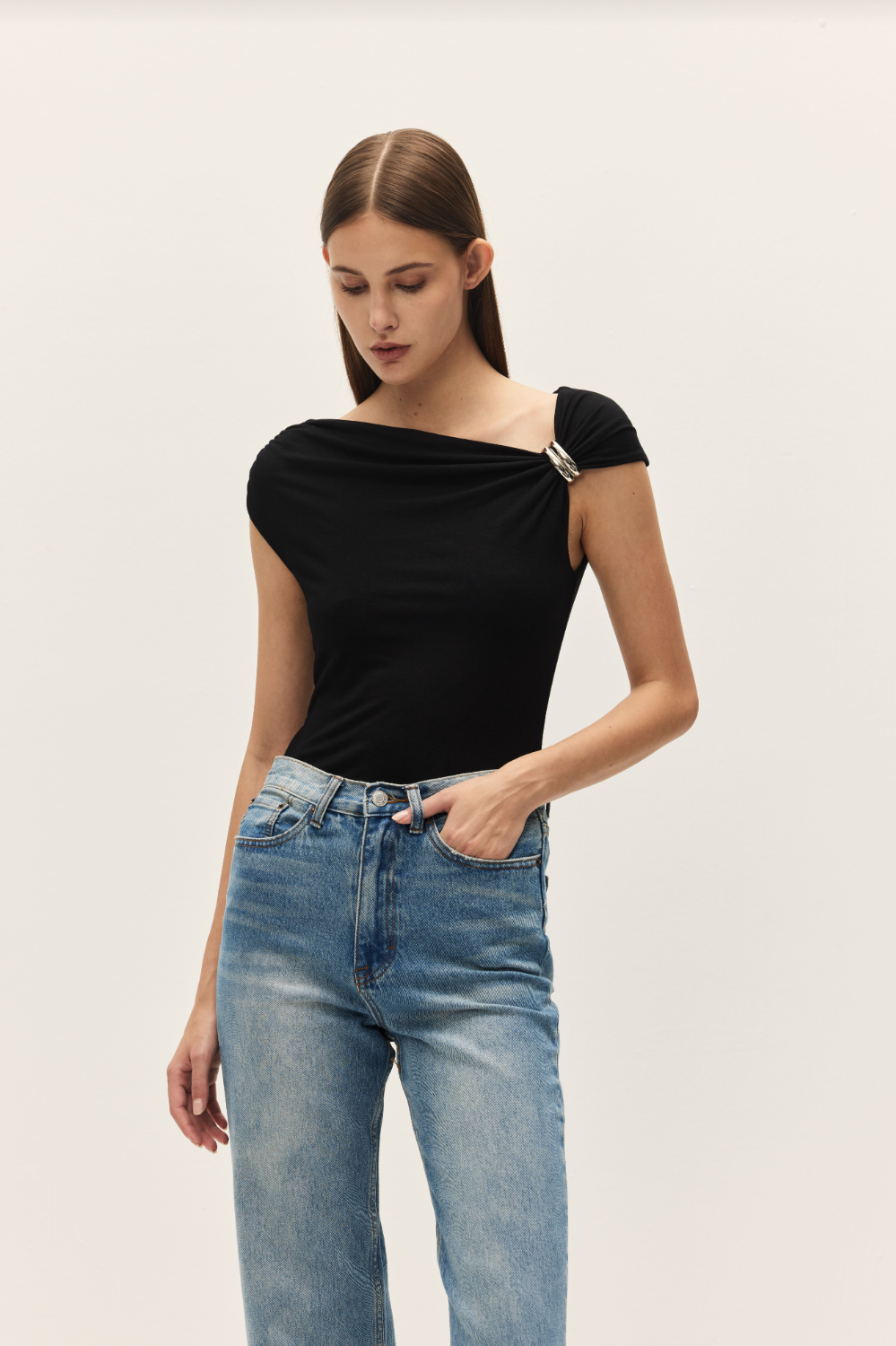 Melina Black Top