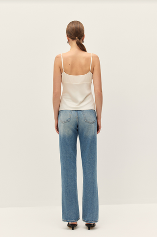 Mariel Cannoli Cream Tank Top