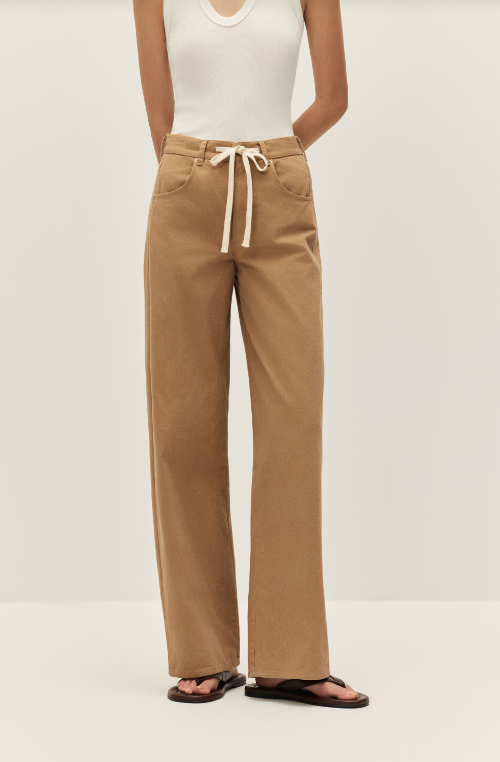 Edda Mocha Wide Leg Pants