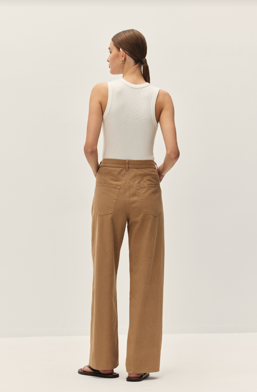 Edda Mocha Wide Leg Pants