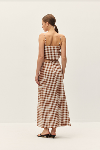 Bianca Gingham Crop Top