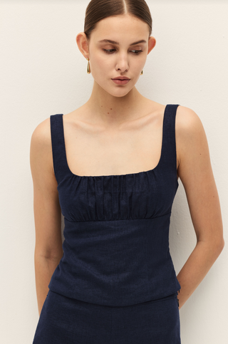 Dwyn Navy Top